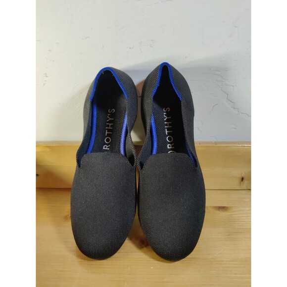 Rothy’s The Flats Round Toe Ballet Flat Shoes Women's Size 8 Black - Picture 1 of 8